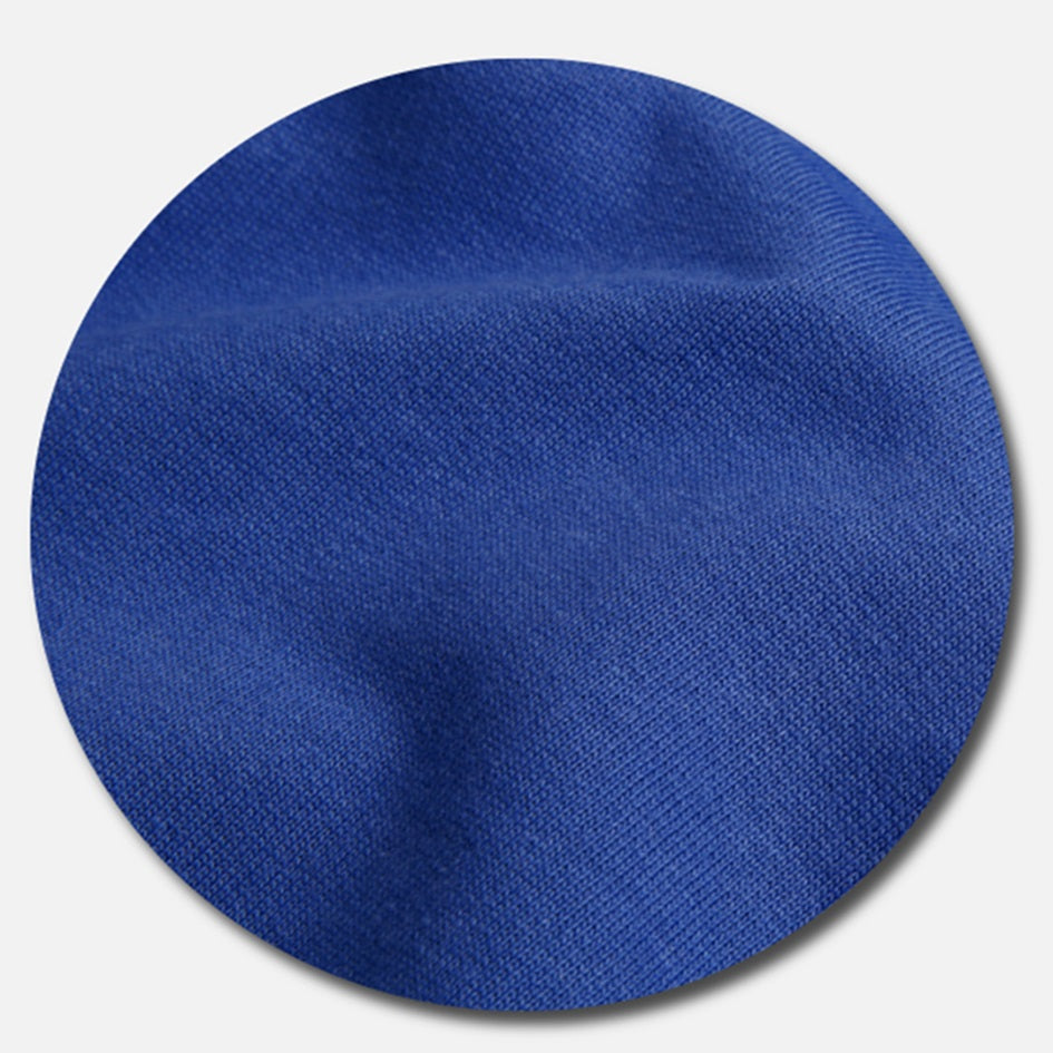 Kinder hoodie blauw met witte letters